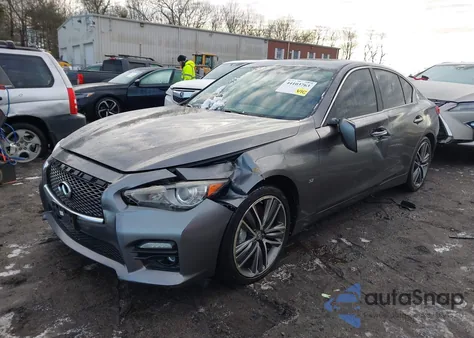 2015 Infiniti Q50 Premium/Sport from USA, damaged, VIN JN1BV7AR9FM396837